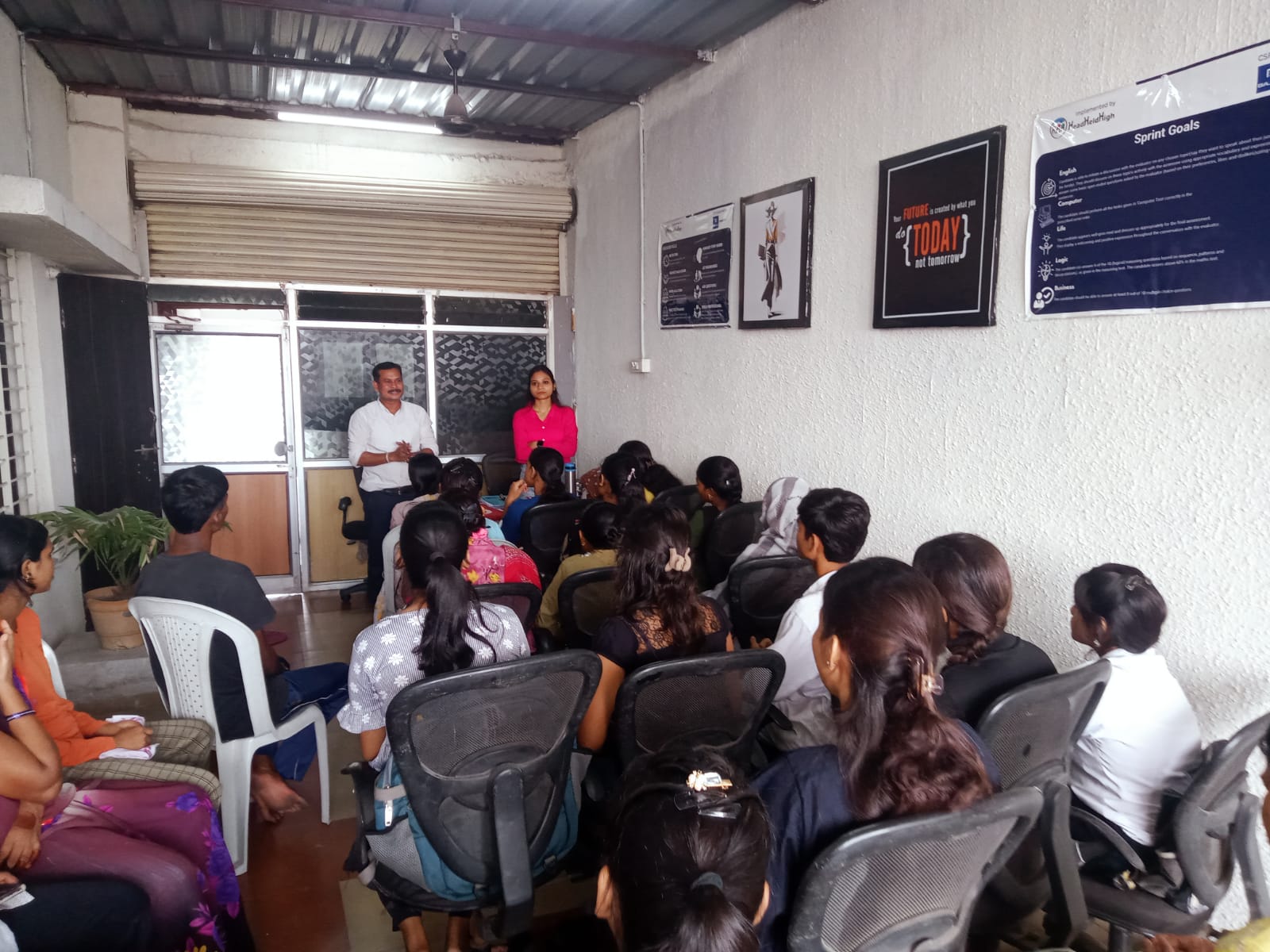SC training programme classroom session