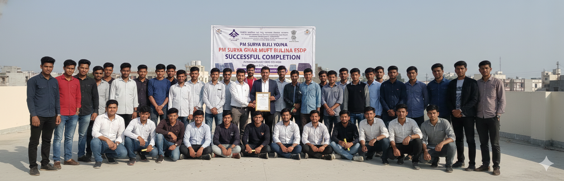 Group photo of successful participants